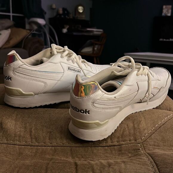 Reebok‎ Glide Ripple Clip Sneakers White/Iridescent. Women’s Size 11. - Picture 4 of 8